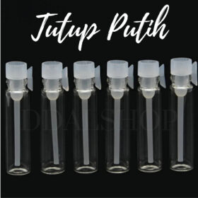 Botol Parfume Mini Kaca Kecil Refill  Tester 0,5ml 1ml 2ml 3ml Tabung Reaksi - Foto 9