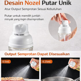 Botol Spray Minyak Goreng Tempat Semprotan Oil Sprayer Cooking Bottle - Foto 5
