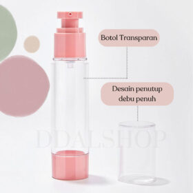 Botol Spray Pump Airless Bottle Skincare Cairan And Lotion Wadah Kosong Karakter Plastik 15ml 30ml 50ml - Foto 3