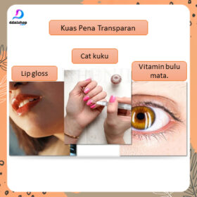 Botol Travel Pen Brush Kuas Kosong Concealer Vitamin Kuku Kosmetik Bibir Lipgloss - Foto 3