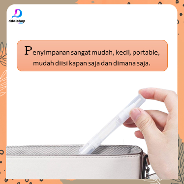 Botol Travel Pen Brush Kuas Kosong Concealer Vitamin Kuku Kosmetik Bibir Lipgloss - Foto 5