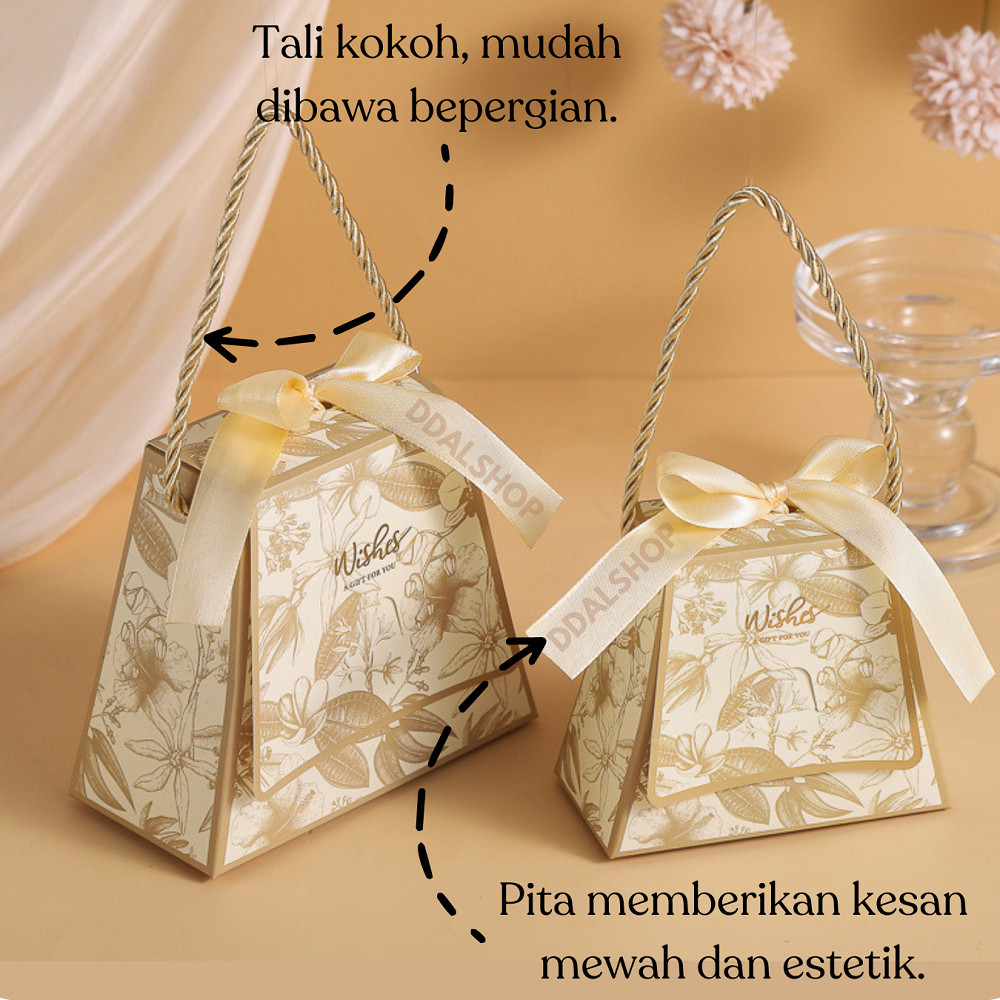 Box Hampers Lucu Kotak Penyimpanan Snack Gift Perlengkapan Ulang Tahun Kardus Hadiah - Foto 7
