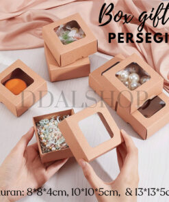Box Hampers Seserahan Kardus Gift Aesthetic Kotak Hantaran Souvenir Hardbox Makanan Coklat Praline - Foto 2