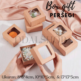 Box Hampers Seserahan Kardus Gift Aesthetic Kotak Hantaran Souvenir Hardbox Makanan Coklat Praline - Foto 2
