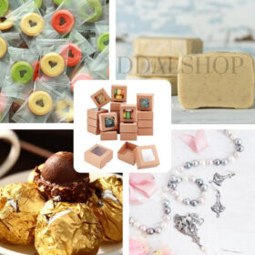 Box Hampers Seserahan Kardus Gift Aesthetic Kotak Hantaran Souvenir Hardbox Makanan Coklat Praline - Foto 8