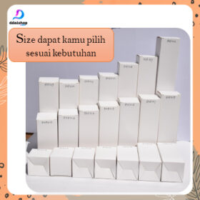 Box Parfum Kardus Kotak Polos untuk Kemasan Botol Hampers Souvenir Dus kemasan 5X5 - Foto 4