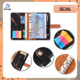 Buku Agenda Binder Motif Organizer Book Tas Penyimpanan Uang Budgeting Planner - Foto 4