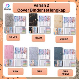 Buku Agenda Binder Motif Organizer Book Tas Penyimpanan Uang Budgeting Planner - Foto 8
