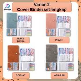 Buku Agenda Binder Motif Organizer Book Tas Penyimpanan Uang Budgeting Planner - Foto 9