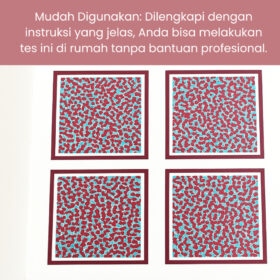 Buku Tes Buta Warna & Penglihatan RDS + Kacamata 3D | Random Dot Stereogram Lengkap - Foto 4