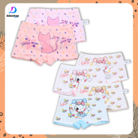 Celana Dalam Anak Perempuan Boxer Motif Bahan Katun Berkualitas 3306/3307 - Foto 2