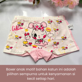 Celana Dalam Anak Perempuan CD Boxer Motif Bahan Katun Berkualitas - Foto 4