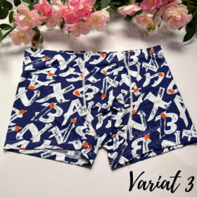 Celana Dalam Laki laki Boxer Pria Remaja Bahan Ice Silk Nylon Motif Import - Foto 7