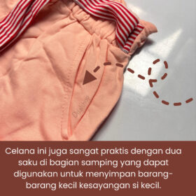 Celana Jogger Anak Perempuan Import Bahan 100% Katun Berkualitas Usia 2-8 tahun - Foto 4