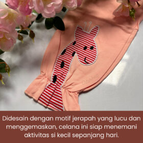 Celana Jogger Anak Perempuan Import Bahan 100% Katun Berkualitas Usia 2-8 tahun - Foto 5