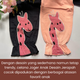 Celana Jogger Anak Perempuan Import Bahan 100% Katun Berkualitas Usia 2-8 tahun - Foto 7