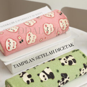 Cetakan Kertas Kue Bolu Gulung Cake Roll Printing Kertas Roti Baking Paper Motif Buah Hewan Pastoral - Foto 5