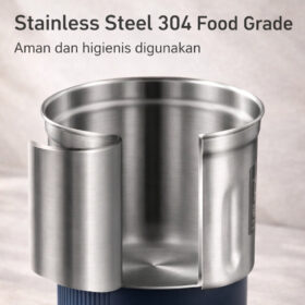 Chopper Blender Portable Mini Listrik Penggiling Penghalus Bumbu Kering Grinder Kopi Pisau Stainless - Foto 4
