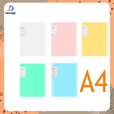 Clear Holder A4 File Folder Document Keeper Organizer Map Dokumen untuk Perlengkapan kantor sekolah - Foto 9