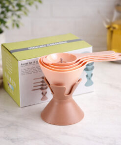 Corong Minyak Air Set Kombo Bahan Plastik PP Multifungsi dan pemisah telur - Foto 2
