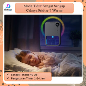 Dehumidifier Ruangan Kamar Penyerap Kelembaban Serap Air Portable 23W 1100ml - Foto 6