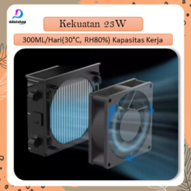 Dehumidifier Ruangan Kamar Penyerap Kelembaban Serap Air Portable 23W 1100ml - Foto 7