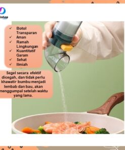 Dispenser Tempat Botol Bumbu Dapur Wadah Garam Estetik - Foto 2