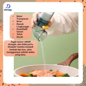 Dispenser Tempat Botol Bumbu Dapur Wadah Garam Estetik - Foto 2