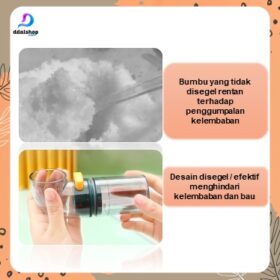 Dispenser Tempat Botol Bumbu Dapur Wadah Garam Estetik - Foto 7