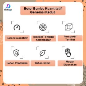 Dispenser Tempat Botol Bumbu Dapur Wadah Garam Estetik - Foto 9