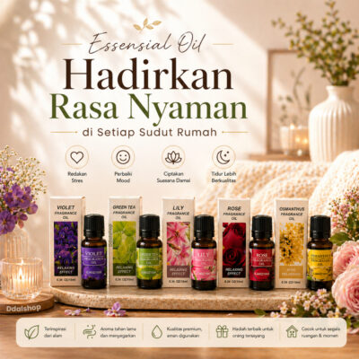 Essential Oil aromaterapi pewangi ruangan  minyak esensial 10ML Rose Lemon jasmine All Variant - Foto 1