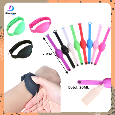 Gelang Tali Handsanitizer Pembersih Tangan Bahan Silikon Untuk Anak dan Dewasa - Foto 1