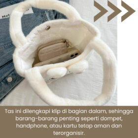 Handbag Anak Cewek Tas Tenteng Tangan  Boneka Labubu  Small Hand Bag Wanita  Size Kecil - Foto 6