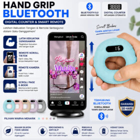 Handgrip Bluetooth Multifungsi: Alat Olahraga, Kontrol Kamera, Video Scrolling, & Smart Trainer - Foto 1