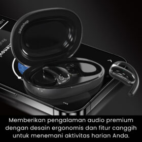 Headset Bluetooth 5.4 A16 Pro TWS Layar Sentuh Pintar Suara Jernih Bass Baterai Awet Auto Connect - Foto 5