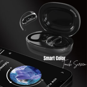 Headset Bluetooth 5.4 A16 Pro TWS Layar Sentuh Pintar Suara Jernih Bass Baterai Awet Auto Connect - Foto 6