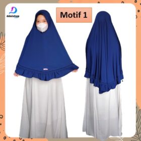 Jilbab Instant Hijab Syari Terbaru Kekinian Bahan Jersey Premium Jumbo - Foto 4