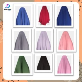 Jilbab Instant Hijab Syari Terbaru Kekinian Bahan Jersey Premium Jumbo - Foto 6