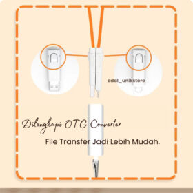 Kabel Charger 6 in 1 Fast Charging 60W | Multifungsi Travel Semua HP Type C Lightning Micro USB - Foto 7
