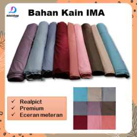 Kain Meteran Katun Ima, Kain Gamis Kain Katun Ima Platinum - Foto 1