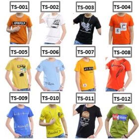 Kaos Anak Laki Laki Kaos T Shirt Usia 3-16 Tahun Bahan Katun Hight Quality - Foto 2