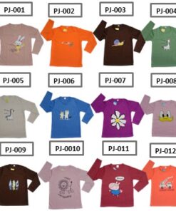 Kaos Anak Lengan Panjang Import untuk Laki-laki/Perempuan Usia 7-12 Tahun - Foto 2