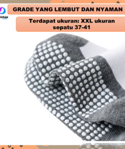 Kaos Kaki Anak Sekolah SMP SMA Laki Laki Perempuan Dewasa Bahan Tebal Polos Hitam Putih Anti Slip Minliu Import - Foto 2