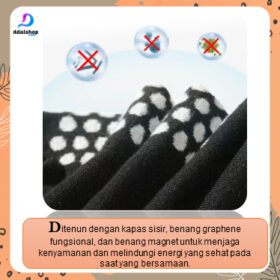 Kaos Kaki Dewasa Kesehatan Graphene Grafena Terapi Anti Slip Bahan Katun - Foto 2