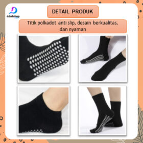 Kaos Kaki Dewasa Kesehatan Graphene Grafena Terapi Anti Slip Bahan Katun - Foto 3