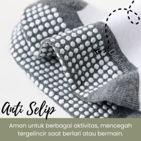 Kaos Kaki Sekolah Anak TK SD laki laki perempuan Anti Slip Bahan Tebal 1-12tahun Minliu Import - Foto 7