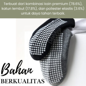 Kaos Kaki Sekolah Anak TK SD laki laki perempuan Anti Slip Bahan Tebal 1-12tahun Minliu Import - Foto 8