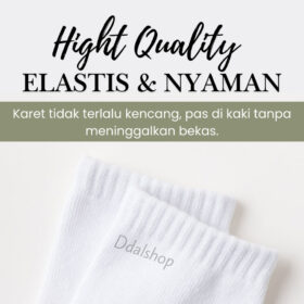Kaos Kaki Sekolah Anak TK SD laki laki perempuan Anti Slip Bahan Tebal 1-12tahun Minliu Import - Foto 9