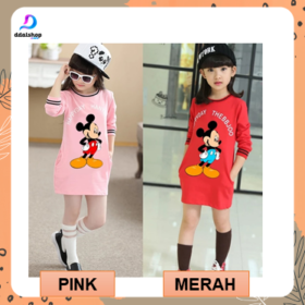 Kaos Tunik Anak Import Bahan Katun High Quality Usia 5-9 Tahun - Foto 3