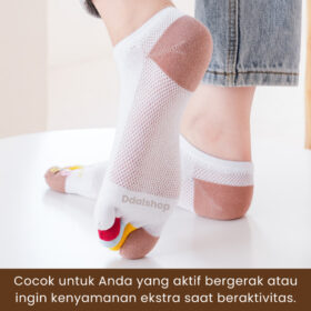 Kaus Kaki Lima Jari Mesh Katun Premium Nyaman Sejuk Modis Untuk Musim Panas - Foto 4